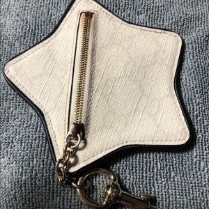 GUCCI GG Logo Monogram Star Shape Bag Charm Coin Case